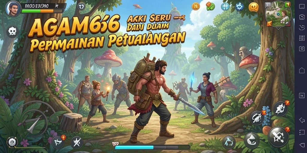 Screenshot AGAM66 menunjukkan aksi seru dengan grafis menakjubkan.