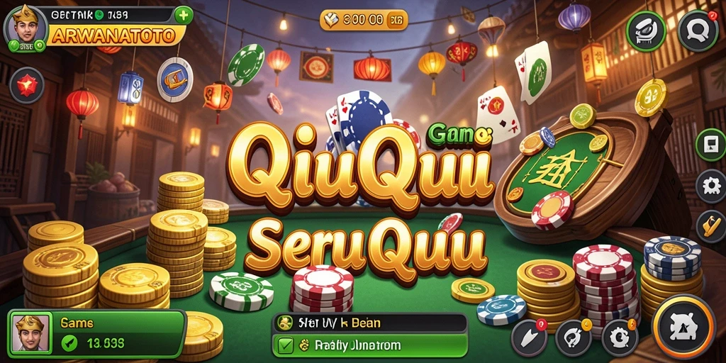 Screenshot gameplay QiuQiu ARWANATOTO yang mengasyikkan.