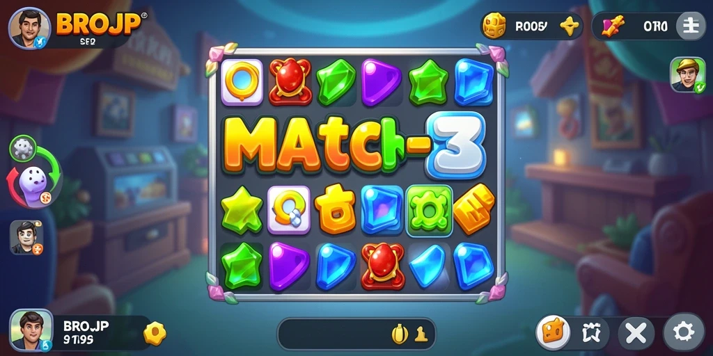 Gameplay seru dalam mencocokkan objek di BROJP.