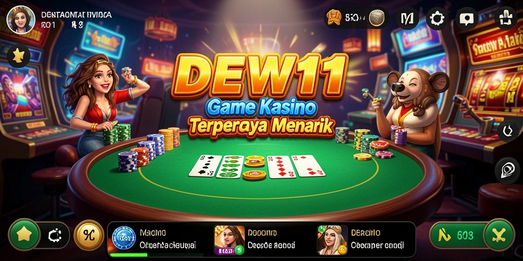 Gameplay Kasino yang menarik dan penuh aksi di DEWI11.