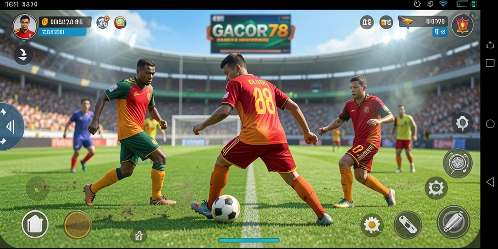 Screenshot gameplay GACOR78 menampilkan aksi seru dalam olahraga.