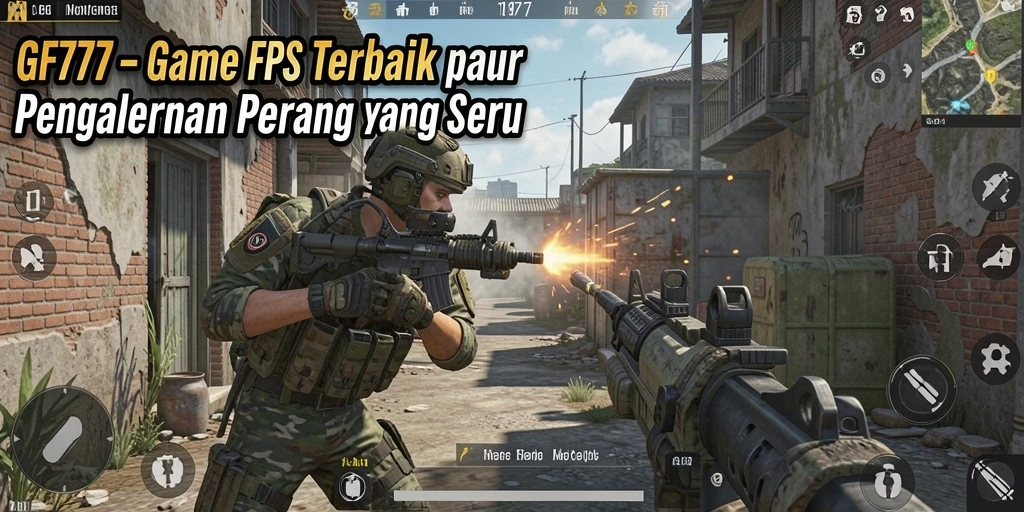 Tangkapan layar menunjukkan intensitas pertempuran dalam GF777 dengan grafis luar biasa.