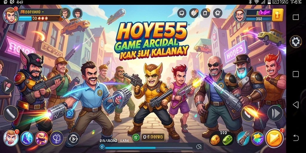 Screenshot utama menampilkan gameplay seru dan grafis menarik HOYE55.