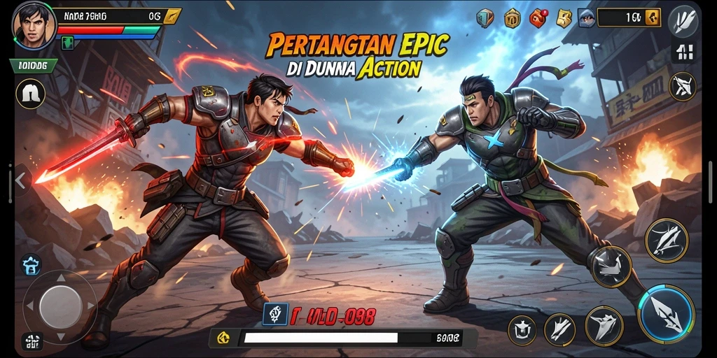 Screenshot gameplay <strong>ID098</strong> yang menampilkan aksi seru dan penuh tantangan.