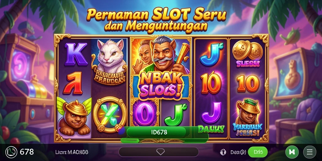 Screenshot gameplay ID678 menampilkan suasana Slot yang mengasyikkan.