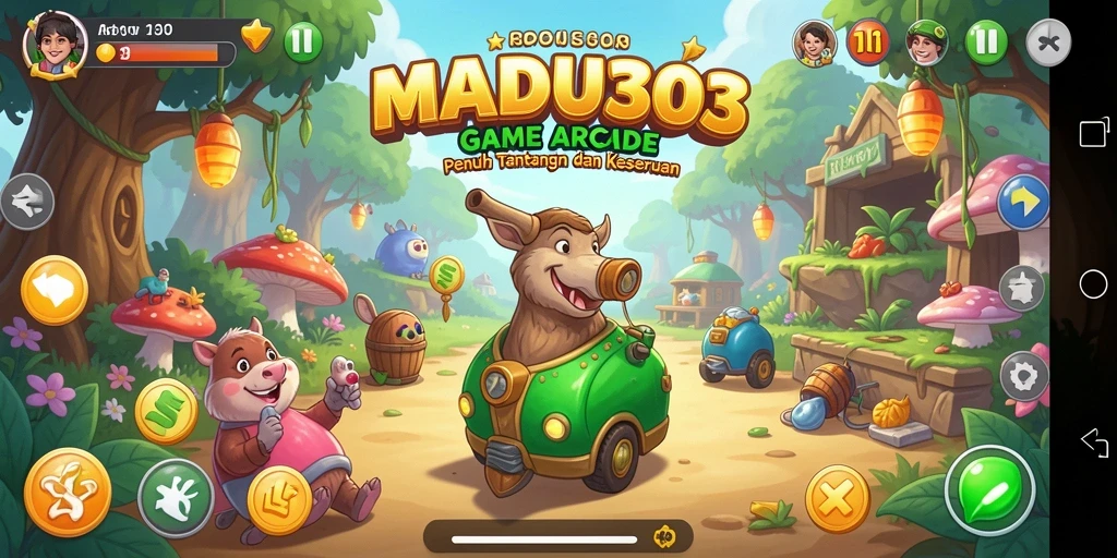 Tampilan gameplay seru dari MADU303 yang penuh tantangan.