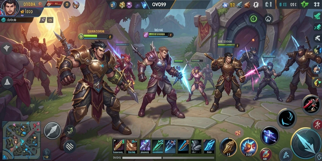 Gameplay seru OVO99 dengan aksi penuh strategi dan kerjasama tim.