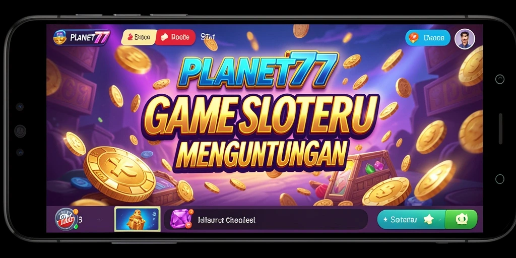 Tampilan menarik dari permainan Slot di PLANET77.
