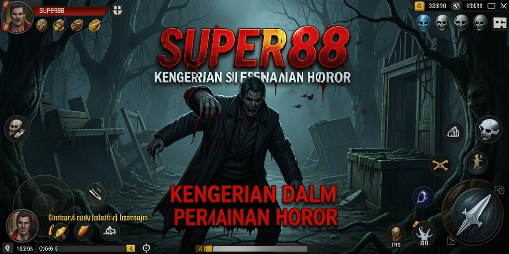 Gameplay menegangkan dalam SUPER88 yang penuh dengan kengerian.