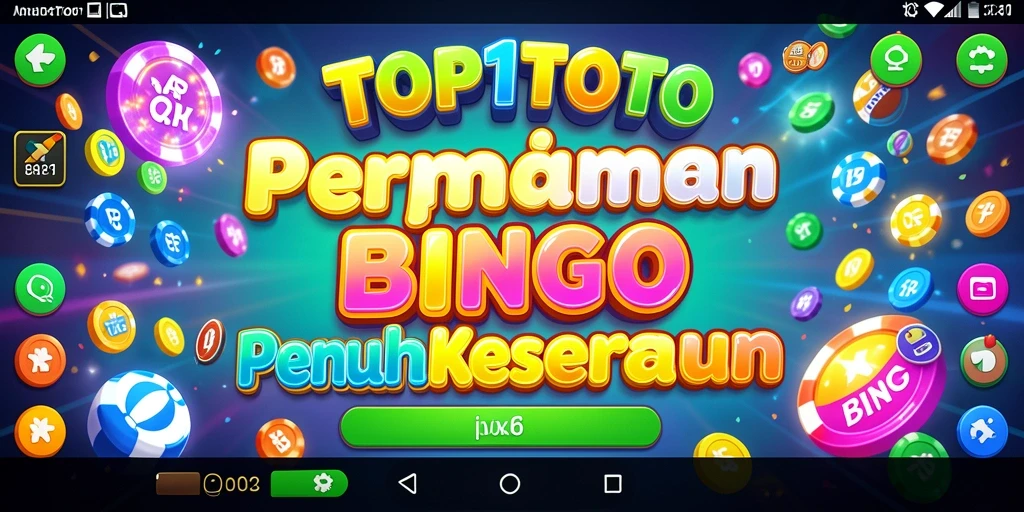 Tampilan gameplay seru dalam aplikasi Bingo TOP1TOTO.