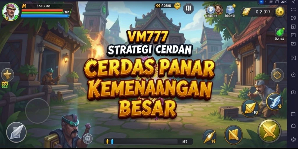 Tampilan menarik dari gameplay strategi VM777 yang memukau.