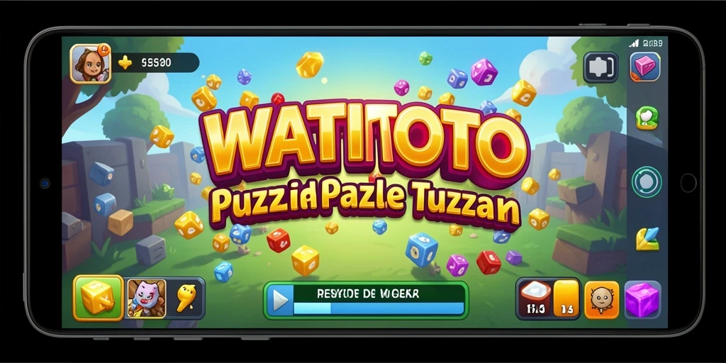 Tampilan gameplay menarik di WATITOTO untuk permainan Puzzle.