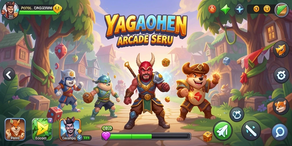 Gameplay YAGAOHEN dengan grafis menawan dan tantangan menarik.