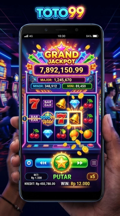 Tampilan utama aplikasi toto99 yang sederhana dan menarik.